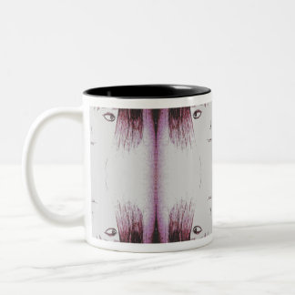 Pretty girl Two-Tone coffee mug