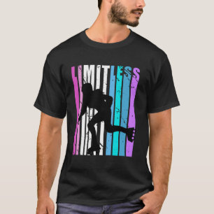 Pretty Girls Cool Roller Skating Limitless Inline  T-Shirt