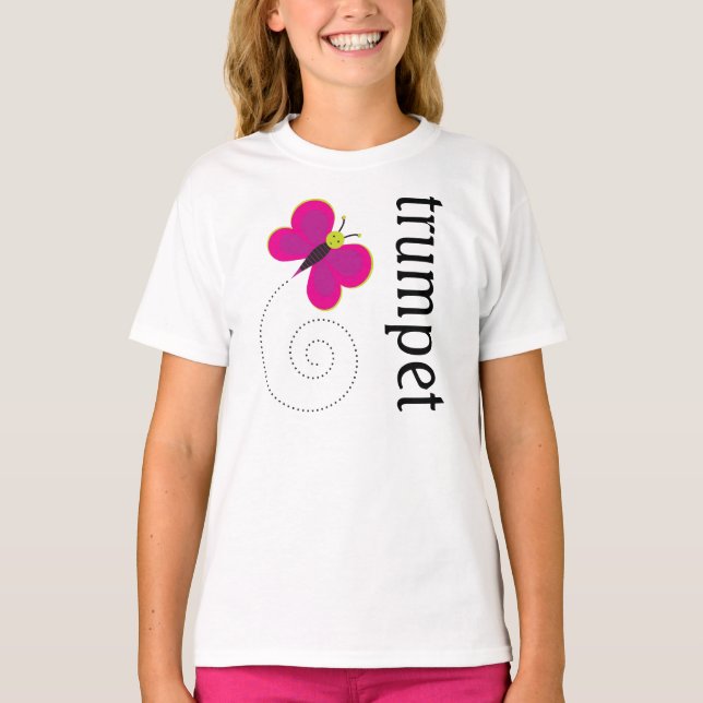 Pretty Girls Trumpet T-shirt (Front)