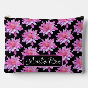 Pretty girly floral pattern cute daisy accessory pouch