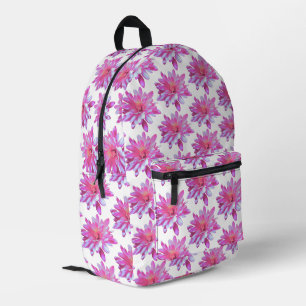Pretty girly floral pattern cute daisy printed backpack