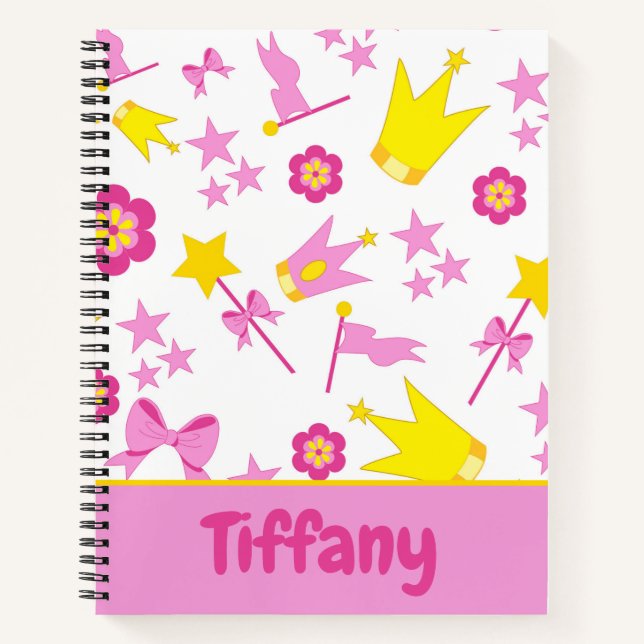 Pretty Girly Theme Notebook (Front)