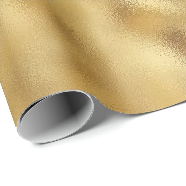 Pretty Glam Gold Wrapping Paper (Roll Corner)