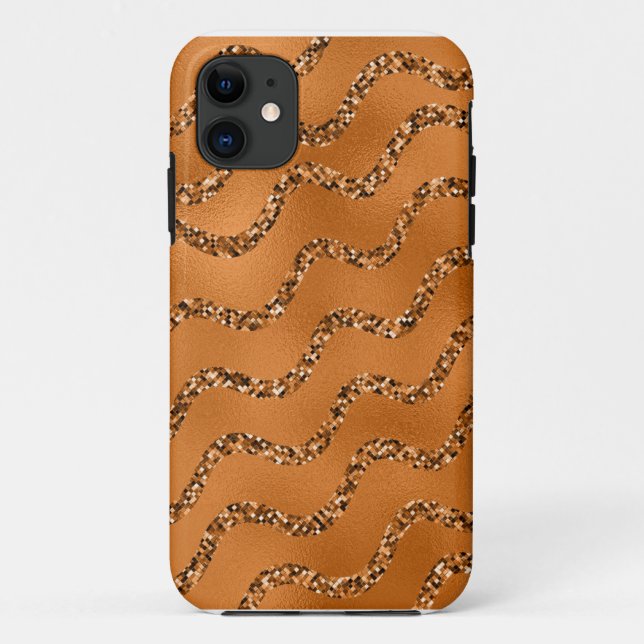 Pretty Glitter Abstract Pattern Case-Mate iPhone Case (Back)