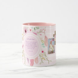 Pretty Goddaughter Motivational Words PHOTO Gift Mug