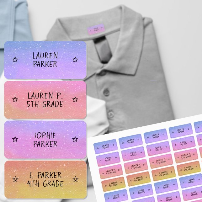 Pretty Gradient Colour Coded Star Name Clothing (Creator Uploaded)