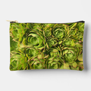 Pretty Green Flower Bag for Cosmetics or Pencils