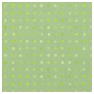 Pretty Green Polka dots Fabric