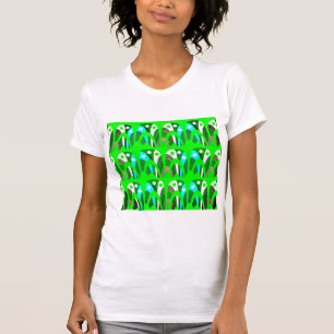 Pretty green summer holidays trendy T-Shirt