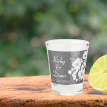 Pretty Grey and White Floral Wedding 