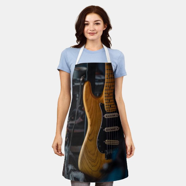 Pretty Guitar Apron (Worn)