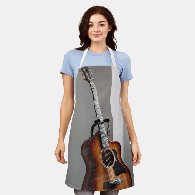 Pretty Guitar Apron (Worn)