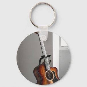 Pretty Guitar Key Ring