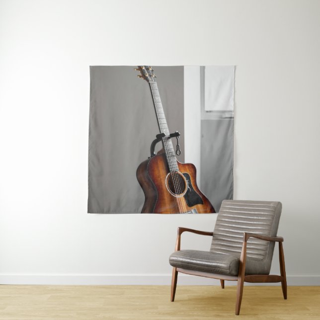 Pretty Guitar Tapestry (In Situ)