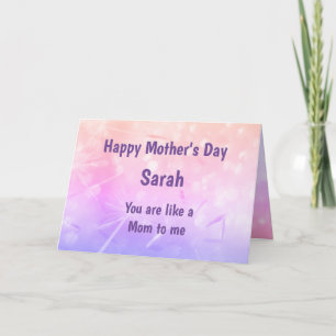 Pretty Happy Mother’s Day Like a Mum Card
