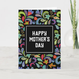 Pretty Happy Mother’s Day Personalised Card
