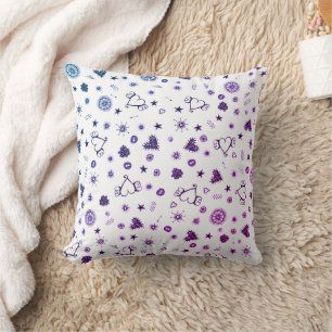 Pretty Heart Pattern Doodle Trend Cushion