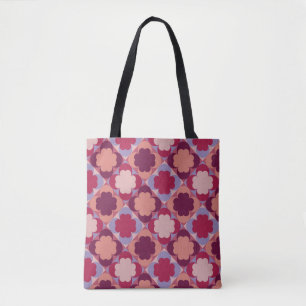 Pretty Heart Pattern Tote Bag