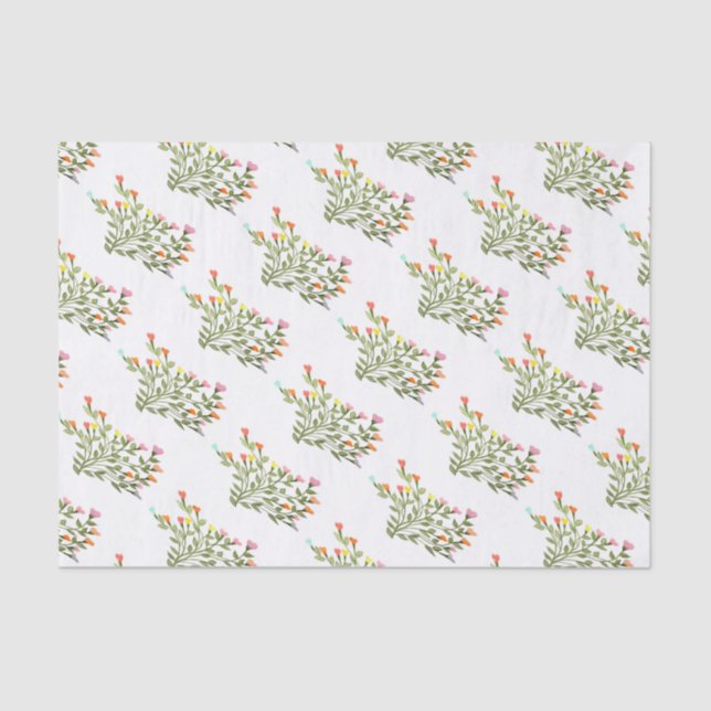 Pretty heart tissue paper (Front)