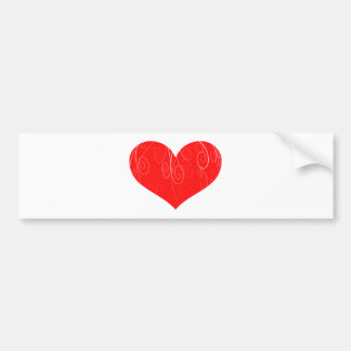 Pretty Hearts Bumper Sticker