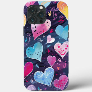 Pretty Hearts for Valentine's Day iPhone 13 Pro Max Case