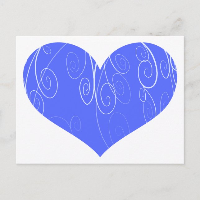 Pretty Hearts Postcard (Front)