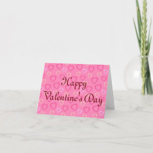 Pretty Hearts Valentine's Day Greeting Card