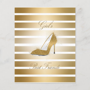 Pretty High heels shoe “Girls best Friends” Flyer