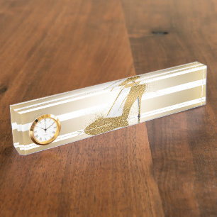 Pretty High heels shoe “Girls best Friends” Nameplate