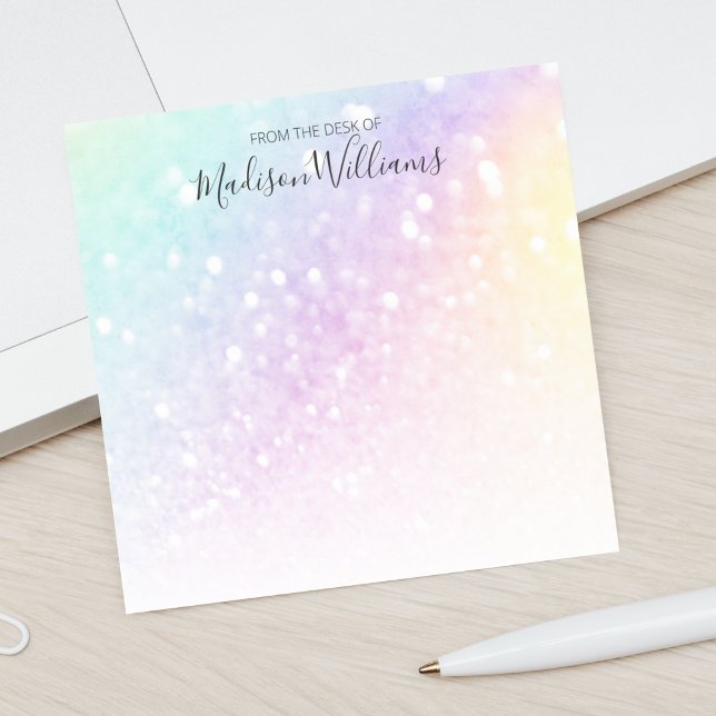Pretty Holographic Glitter Girly Glamourous Post-it Notes (Creator Uploaded)