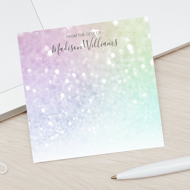 Pretty Holographic Glitter Girly Glamourous Post-it Notes (Creator Uploaded)