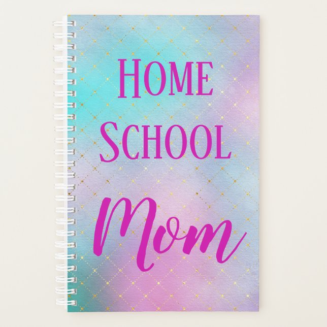 Pretty Homeschool Mum Planner (Front)