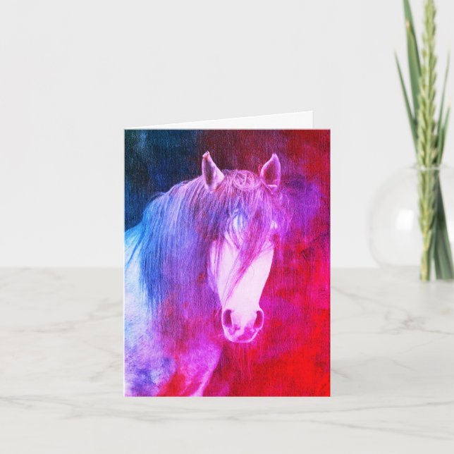 Pretty Horse Thank You Card (Front)