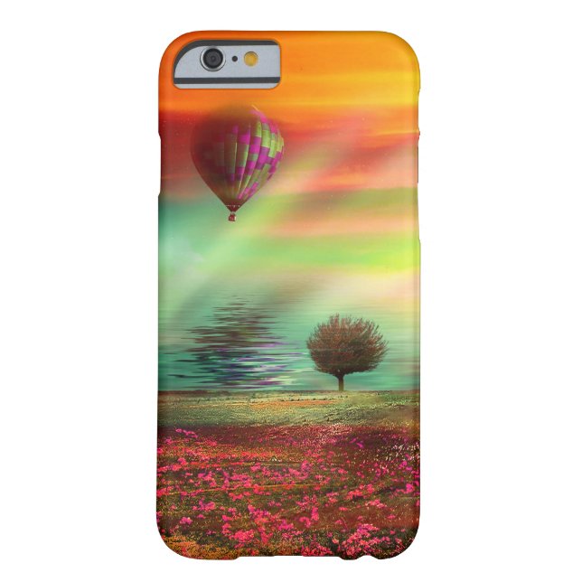 Pretty Hot Air Balloon Fantasy Landscape Case-Mate iPhone Case (Back)