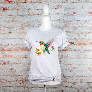 Pretty Hummingbird Graphic  T-Shirt