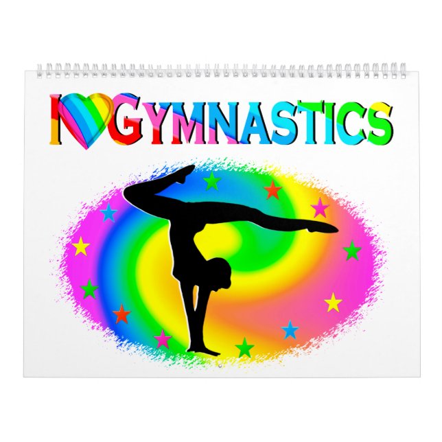 PRETTY I LOVE GYMNASTICS CALENDAR (Cover)