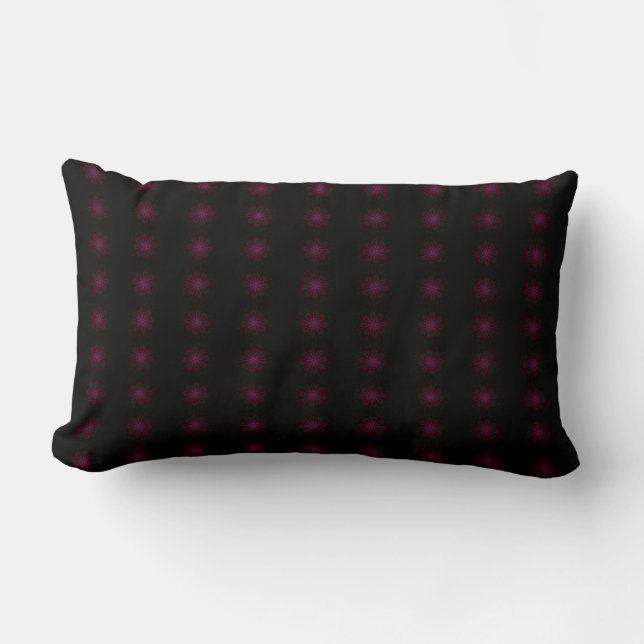 Pretty in black lumbar cushion (Front)