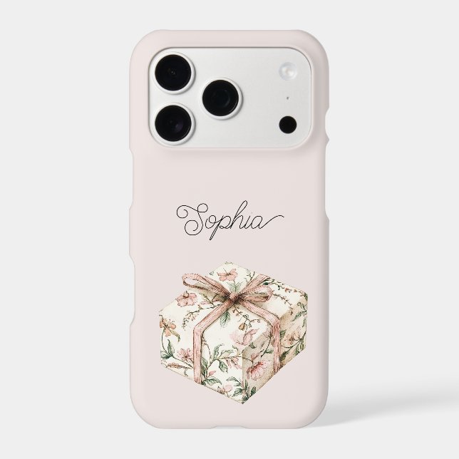 Pretty in Blush Pink Floral Gift (Back)
