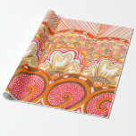 Pretty in Peach Wrapping Paper<br><div class="desc">Pretty in Peach is beautiful,  delicate and intricate.</div>