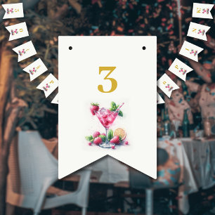 Pretty in Pink 30th Birthday Celebration Bunting