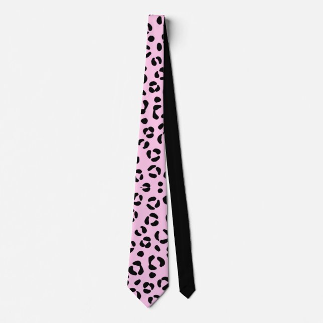 Pretty in Pink Animal Print Tie (Front)