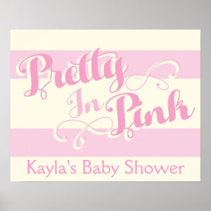 Pretty in Pink Baby Shower, Poster