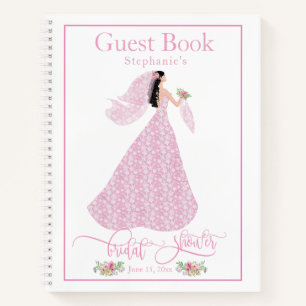 "Pretty In Pink" Bridal Shower Guest Book