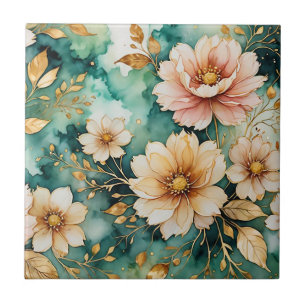 Pretty in Pink Ceramic Tile