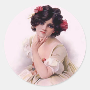 Pretty In Pink Classic Round Sticker