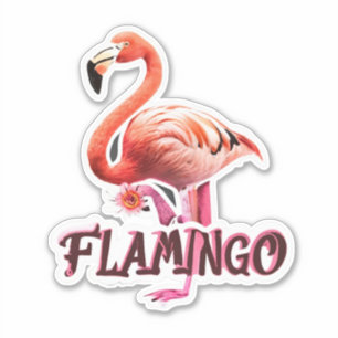 Pretty in Pink Flamingo Stickers for All Ages