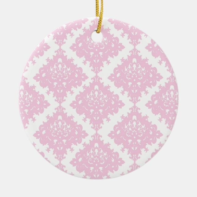 Pretty in Pink Gift ideas girls Ceramic Tree Decoration (Front)