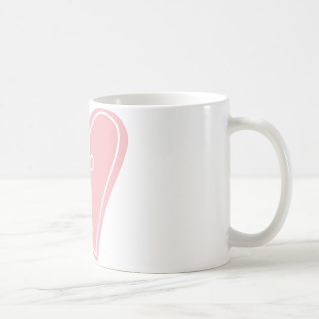 Pretty in Pink Girly Gifts for Girls Coffee Mug (Right)