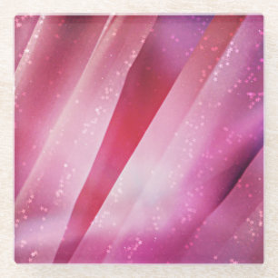 Pretty in Pink Glass Coaster