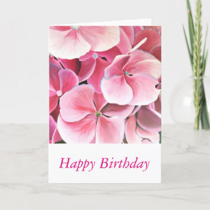 Pretty in Pink - Happy Birthday Card